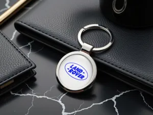 Land Rover Portallaves Personalizado Logo Premium